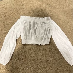 White Crop Top